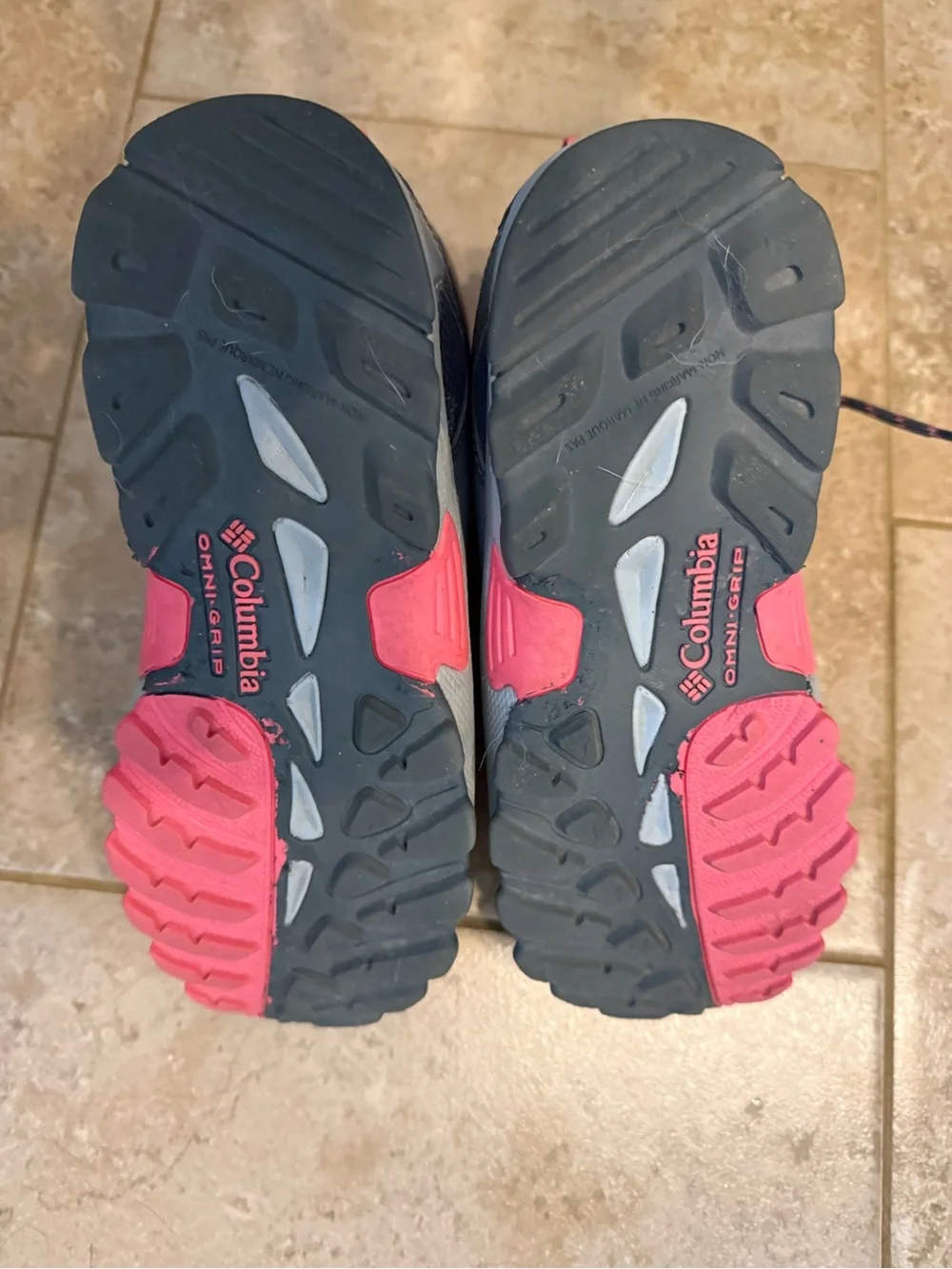 Columbia Women's Blue and Pink Waterproof Winter Boots